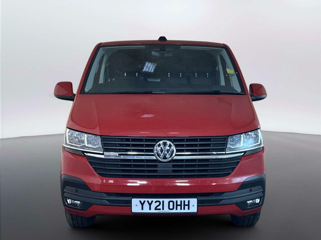 Volkswagen Transporter 2.0 Bitdi T32 Highline Panel Van Dsg 4M YY21OHH Red #2