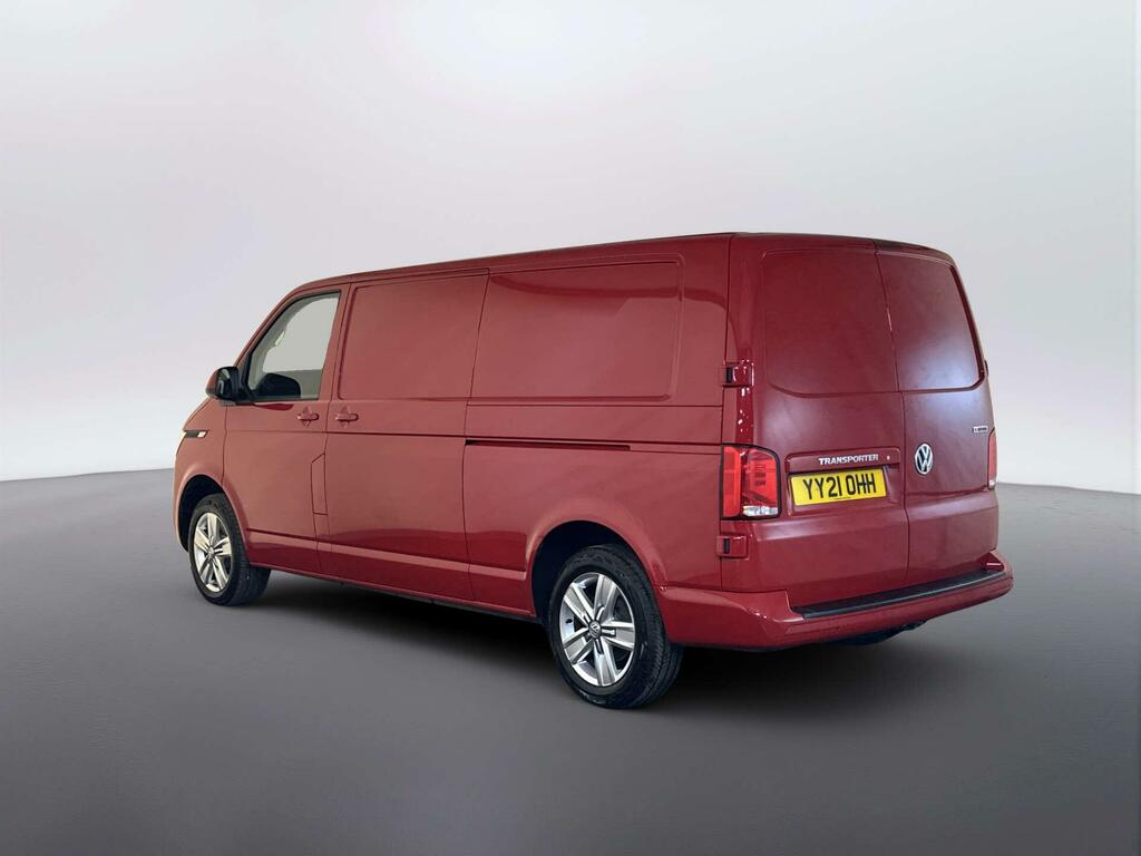 Volkswagen Transporter 2.0 Bitdi T32 Highline Panel Van Dsg 4M YY21OHH Red #5