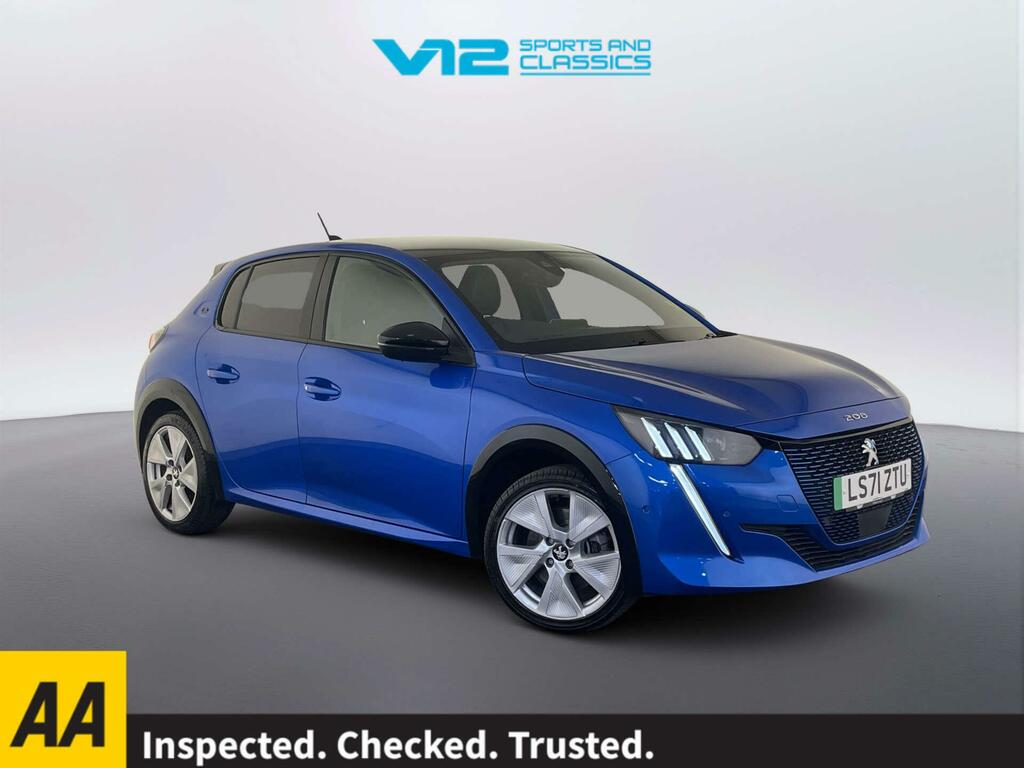 Peugeot e-208 50Kwh Gt Hatchback 136 Ps Blue