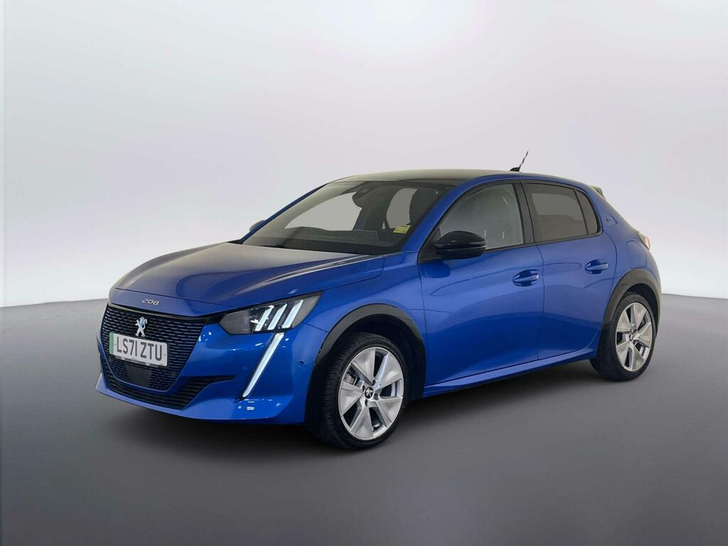 Peugeot e-208 50Kwh Gt Hatchback 136 Ps Blue #4