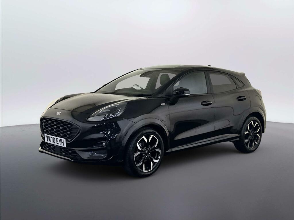 Ford Puma 1.0T Ecoboost Mhev St-line X Suv YM70EYH Black #4