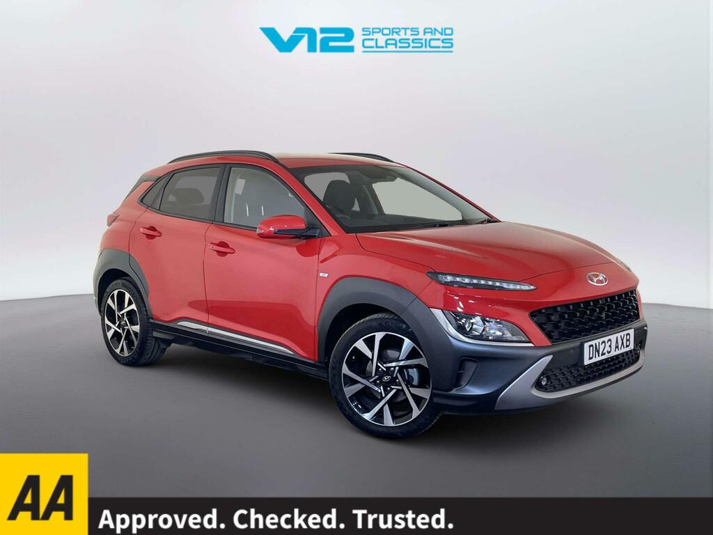 Hyundai Kona 1.0 T-gdi Mhev Premium Suv Hybrid Manua Red