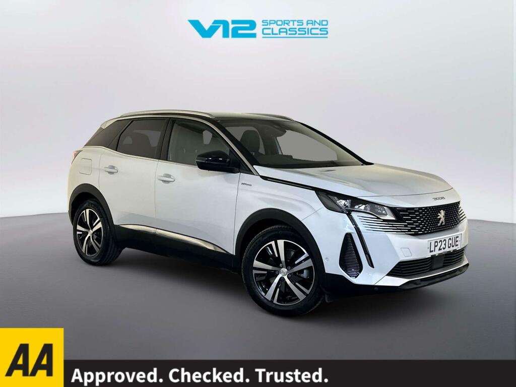 Peugeot 3008 1.6 13.2Kwh Gt Suv Plug-in Hybrid E-eat White