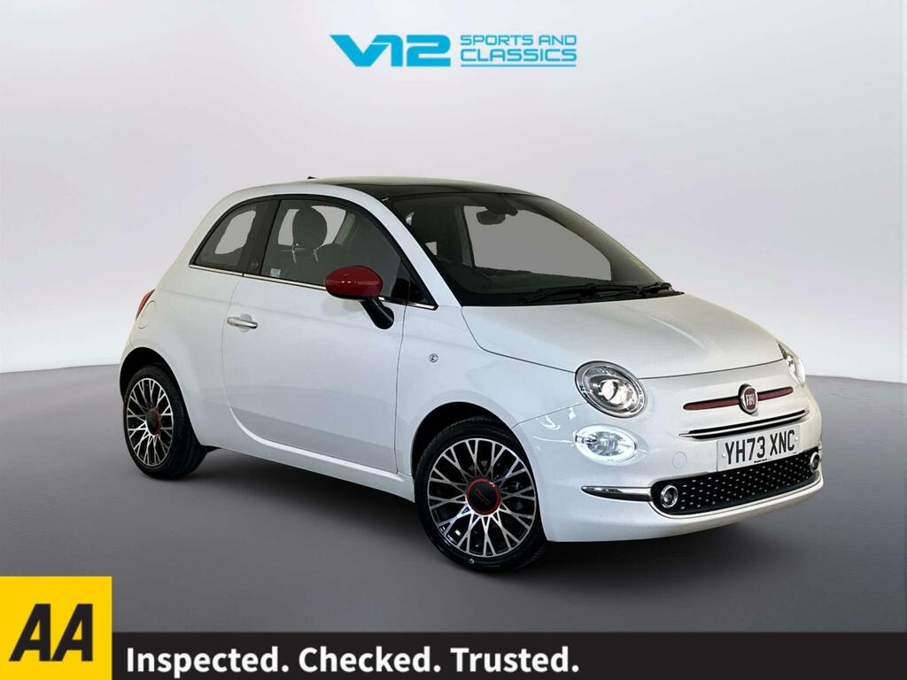 Fiat 500 1.0 Mhev Red Hatchback Euro 6 S White