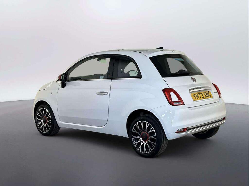 Fiat 500 1.0 Mhev Red Hatchback Euro 6 S YH73XNC White #6