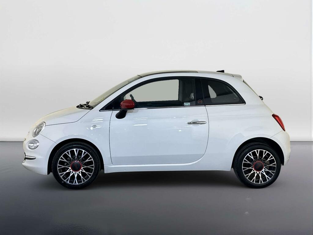 Fiat 500 1.0 Mhev Red Hatchback Euro 6 S YH73XNC White #5