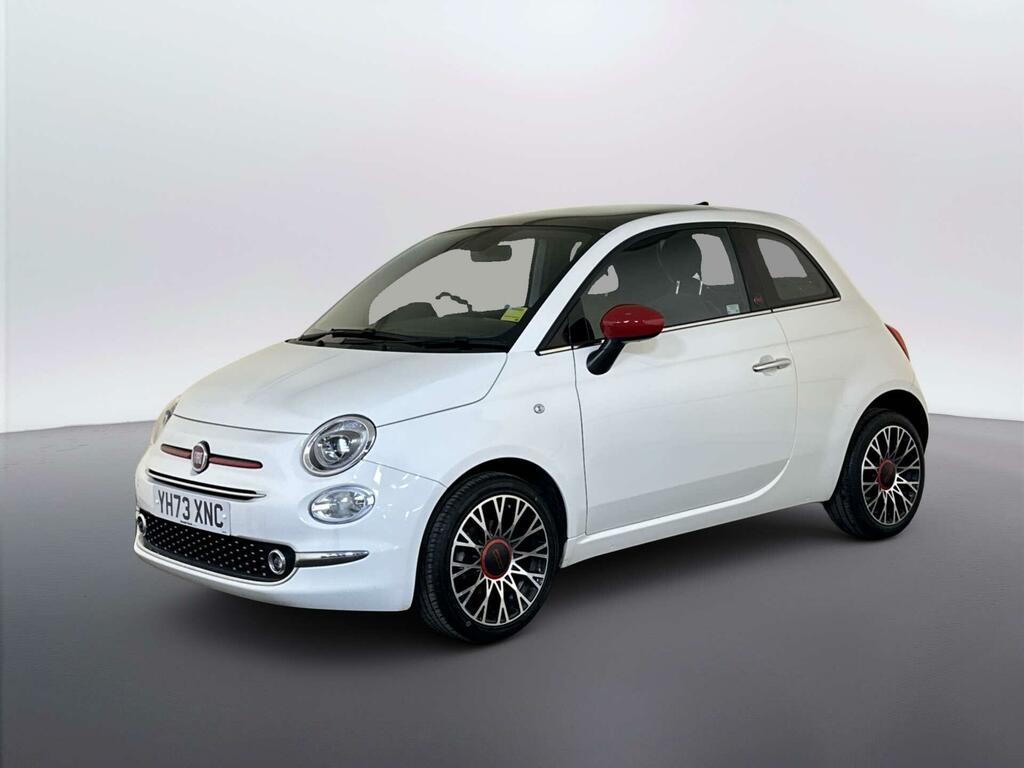 Fiat 500 1.0 Mhev Red Hatchback Euro 6 S YH73XNC White #4