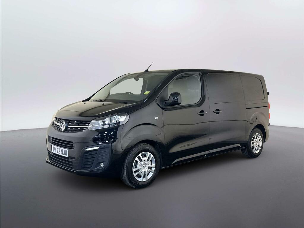 Vauxhall Vivaro 1.5 Turbo D 2700 Sportive Panel Van 6Dr Man PY72NJU Black #3