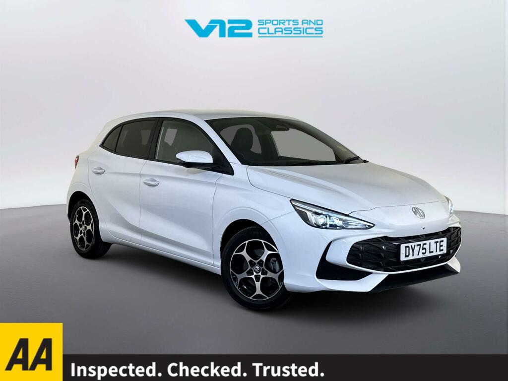 MG MG3 1.5 Hybrid Trophy Hatchback Hybrid Aut White