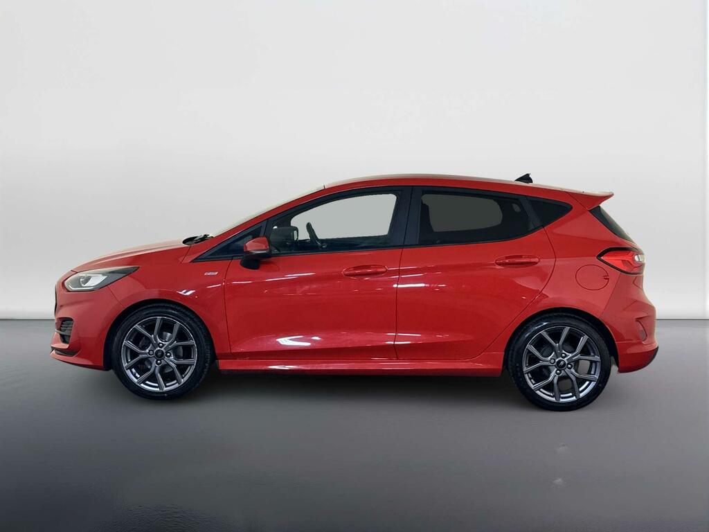 Ford Fiesta 1.0T Ecoboost St-line Hatchback YM72VUG Red #5