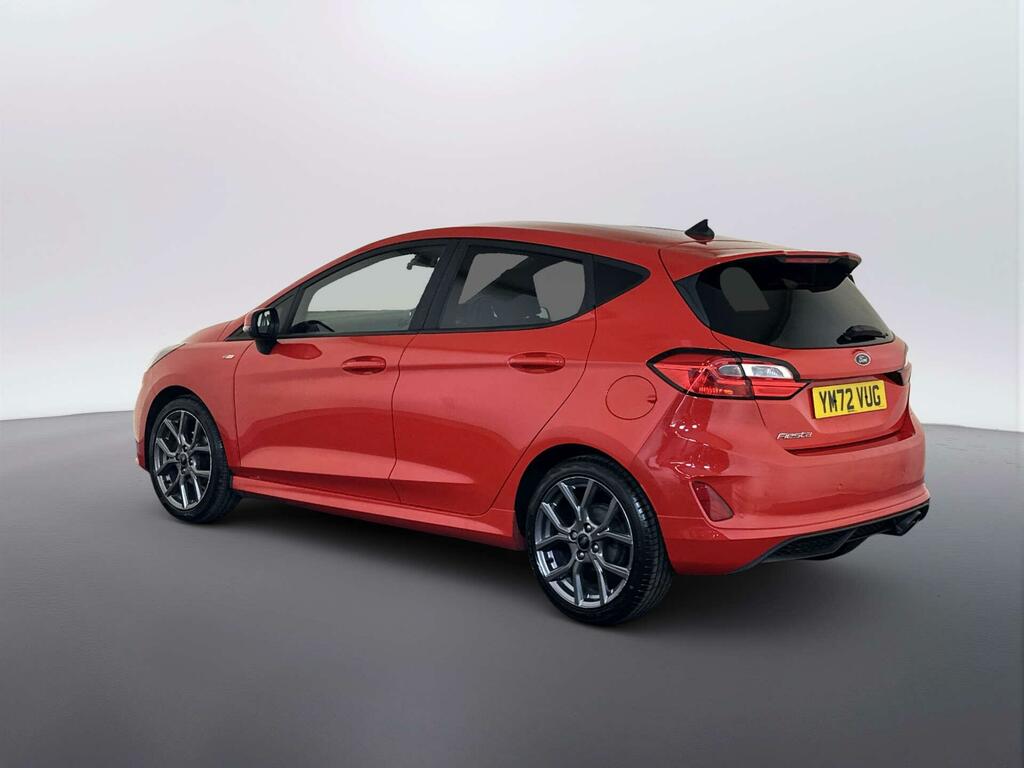 Ford Fiesta 1.0T Ecoboost St-line Hatchback YM72VUG Red #6