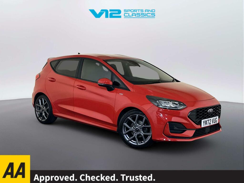 Ford Fiesta 1.0T Ecoboost St-line Hatchback Red