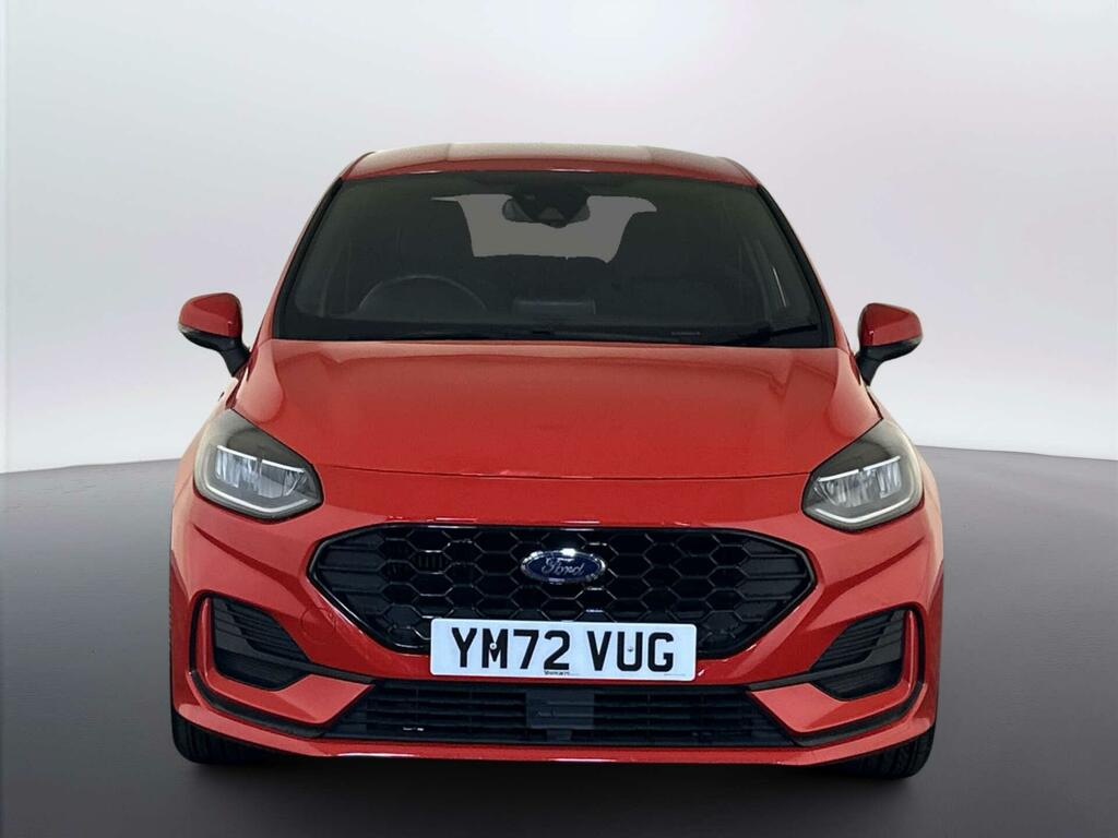 Ford Fiesta 1.0T Ecoboost St-line Hatchback YM72VUG Red #3