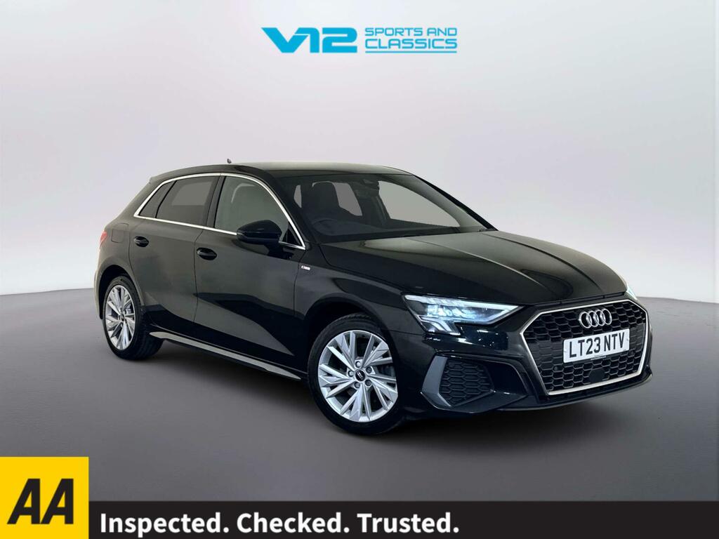 Audi A3 1.4 Tfsie 40 S Line Sportback Plug-in H Black