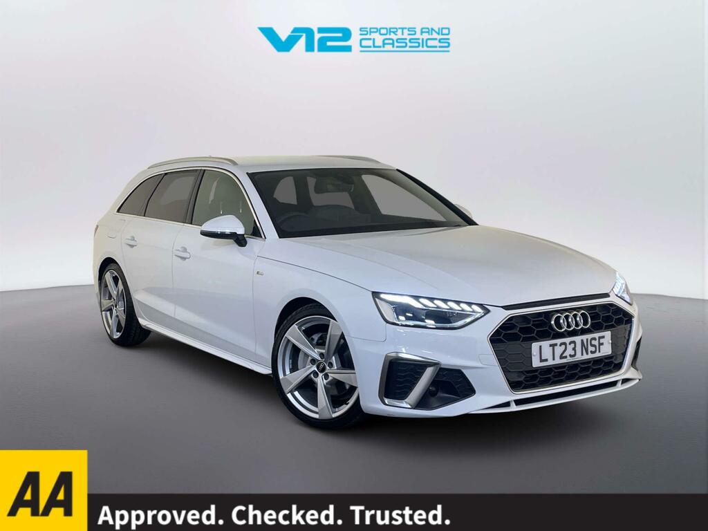 Audi A4 Avant 2.0 Tfsi 40 S Line Estate S Tronic Euro White