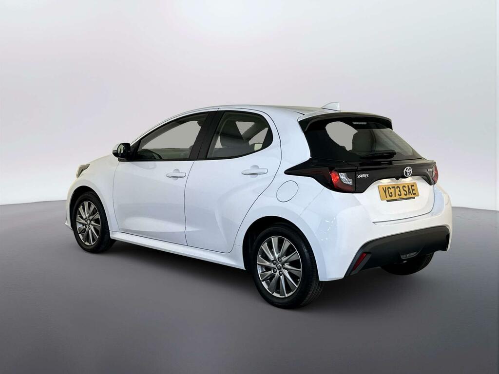 Toyota Yaris 1.5 Vvt-h Icon Hatchback Hybrid E-cvt E YG73SAE White #6