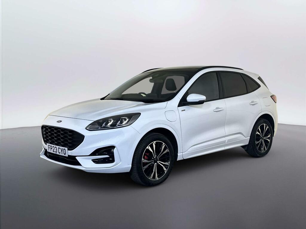 Ford Kuga 2.5 Ecoboost Duratec 14.4Kwh St-line X Suv Pet FP23CYO White #4