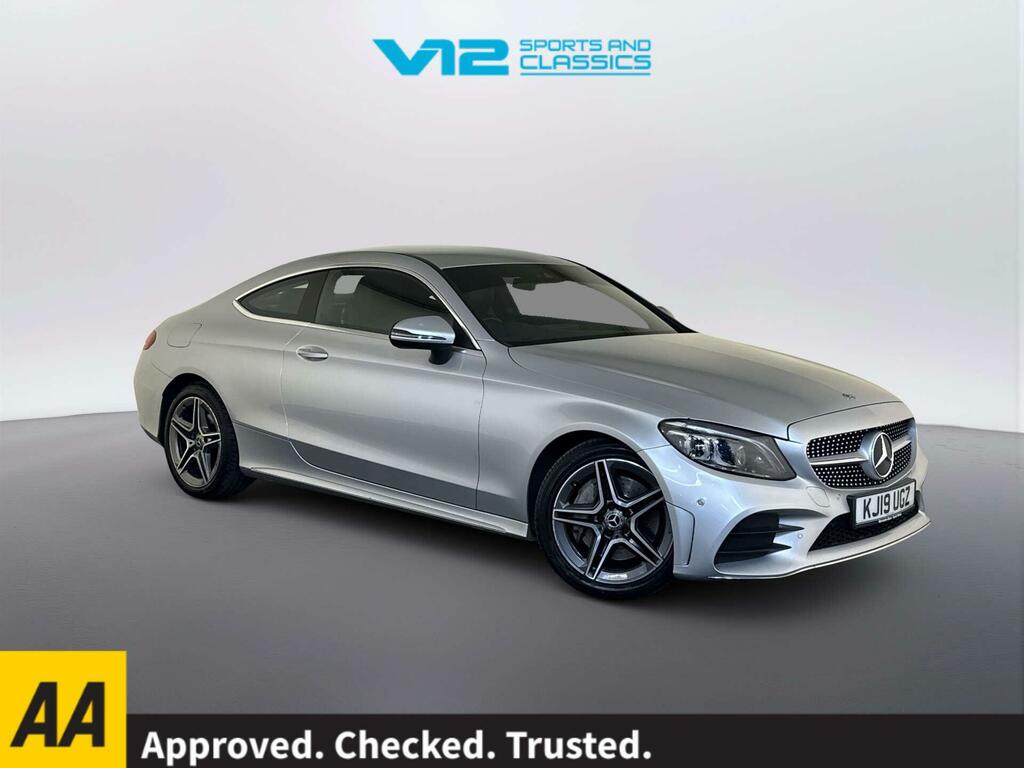 Mercedes-Benz C Class 2.0 C300 Amg Line Premium Coupe G-tro Silver