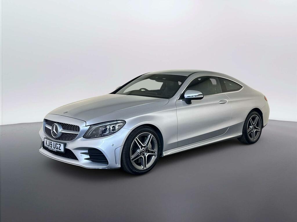 Mercedes-Benz C Class 2.0 C300 Amg Line Premium Coupe G-tro KJ19UGZ Silver #4