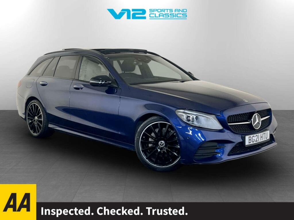 Mercedes-Benz C Class 1.5 C200 Mhev Amg Line Night Edition Premium Plus Blue
