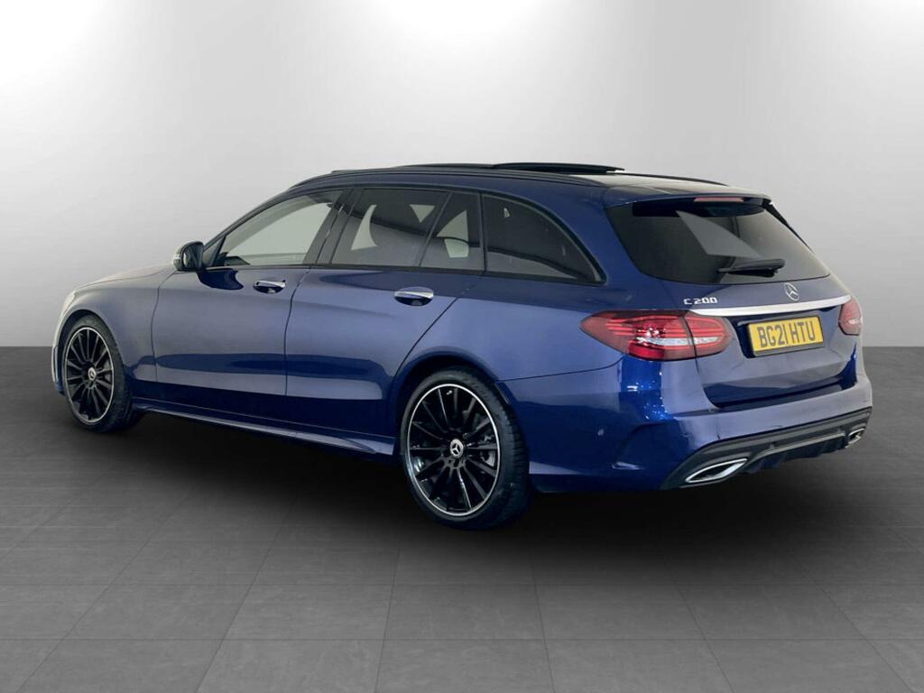 Mercedes-Benz C Class 1.5 C200 Mhev Amg Line Night Edition Premium Plus Blue #6