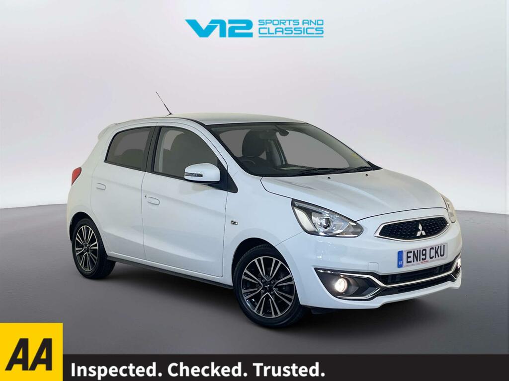 Mitsubishi Mirage 1.2 4 Hatchback Cvt Euro 6 Ss 79 Ps White