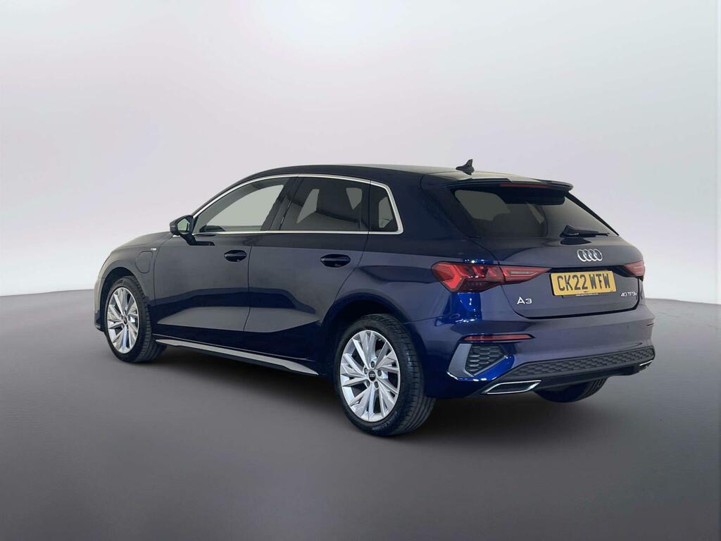 Audi A3 1.4 Tfsie 40 S Line Sportback Plug-in H CK22WTW Blue #6