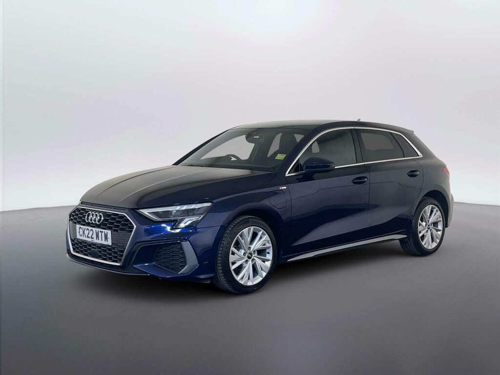 Audi A3 1.4 Tfsie 40 S Line Sportback Plug-in H CK22WTW Blue #4