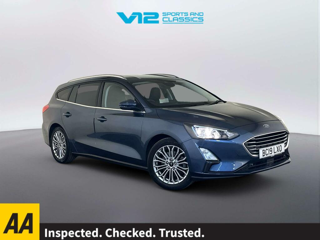 Ford Focus 1.5 Ecoblue Titanium X Estate Eu Blue
