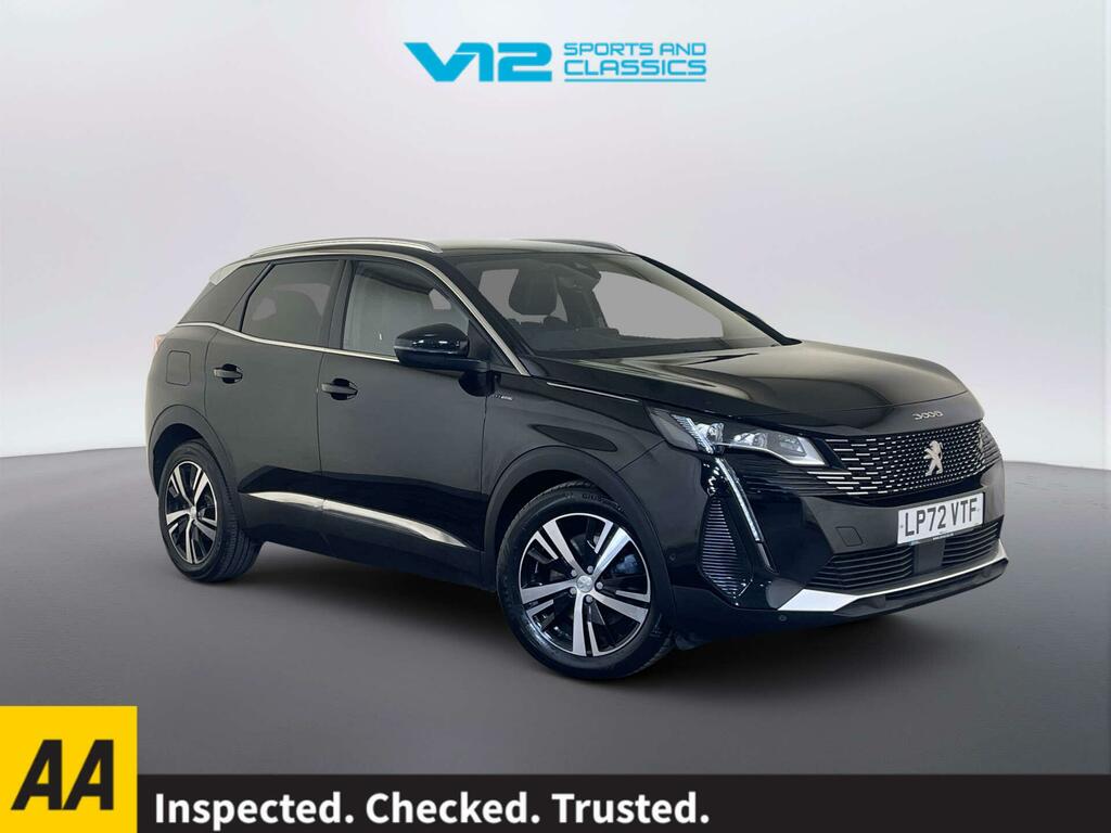 Peugeot 3008 1.6 13.2Kwh Gt Line Suv Plug-in Hybrid Black