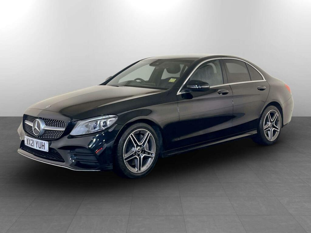 Mercedes-Benz C Class 2.0 C300d Amg Line Edition Premium Saloon Di WX21YUH Black #3