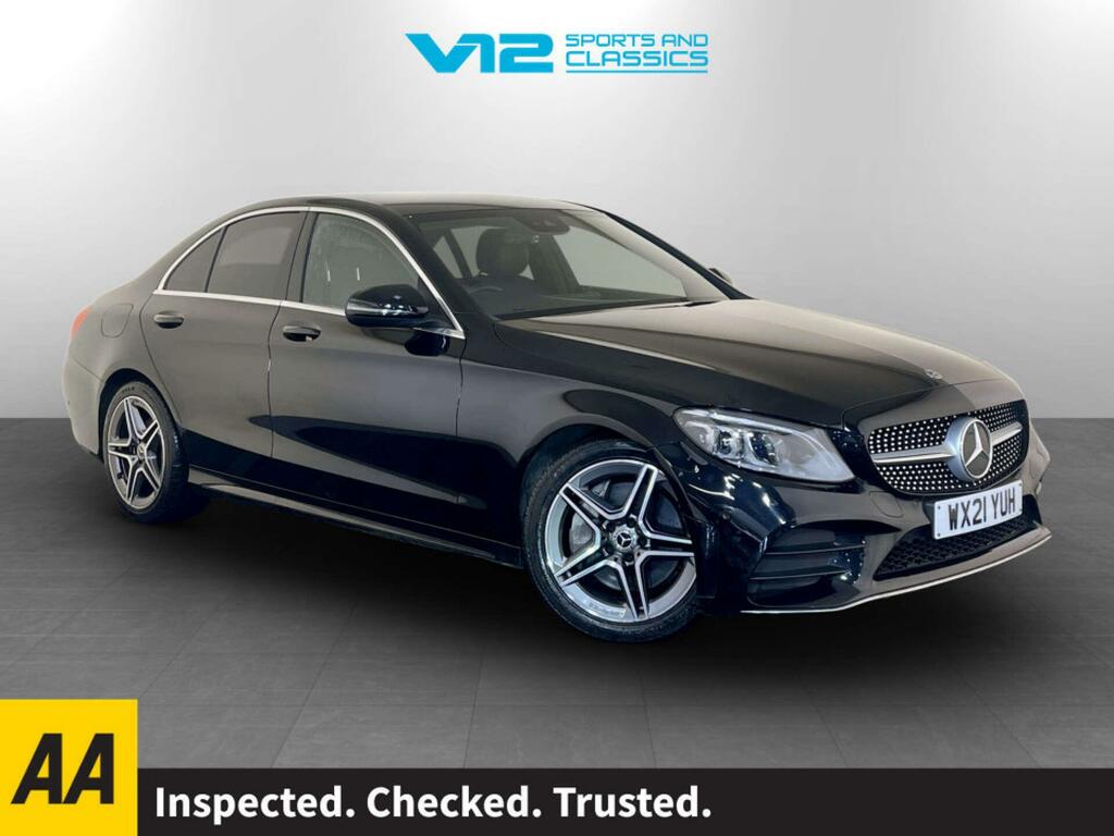 Mercedes-Benz C Class 2.0 C300d Amg Line Edition Premium Saloon Di Black