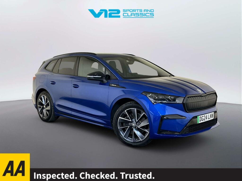Skoda ENYAQ 82Kwh 85X Sportline Plus Suv 4Wd Blue
