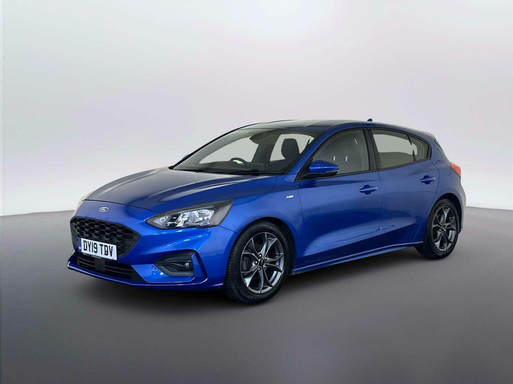 Ford Focus 1.5T Ecoboost St-line Hatchback DY19TDV Blue #4