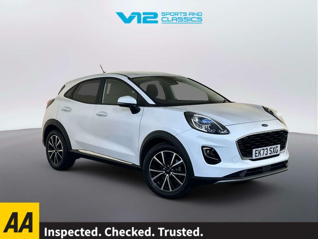 Ford Puma 1.0T Ecoboost Mhev Titanium Suv Hybrid White