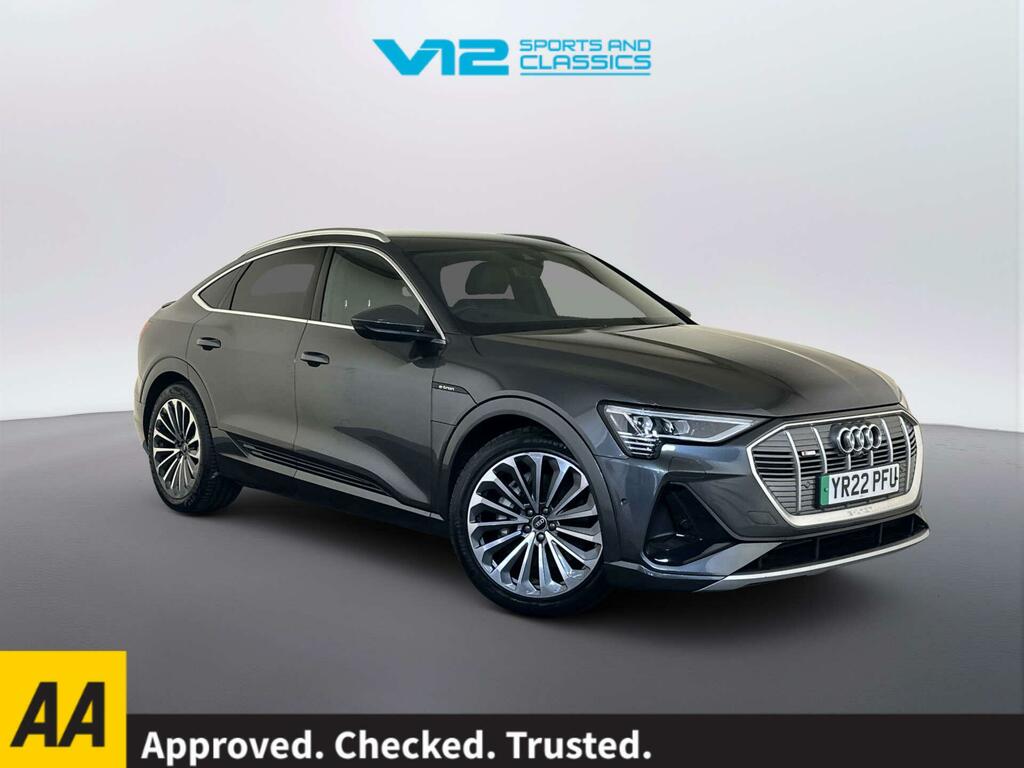 Audi E-tron 50 S Line Sportback Quattro 71.2 Grey