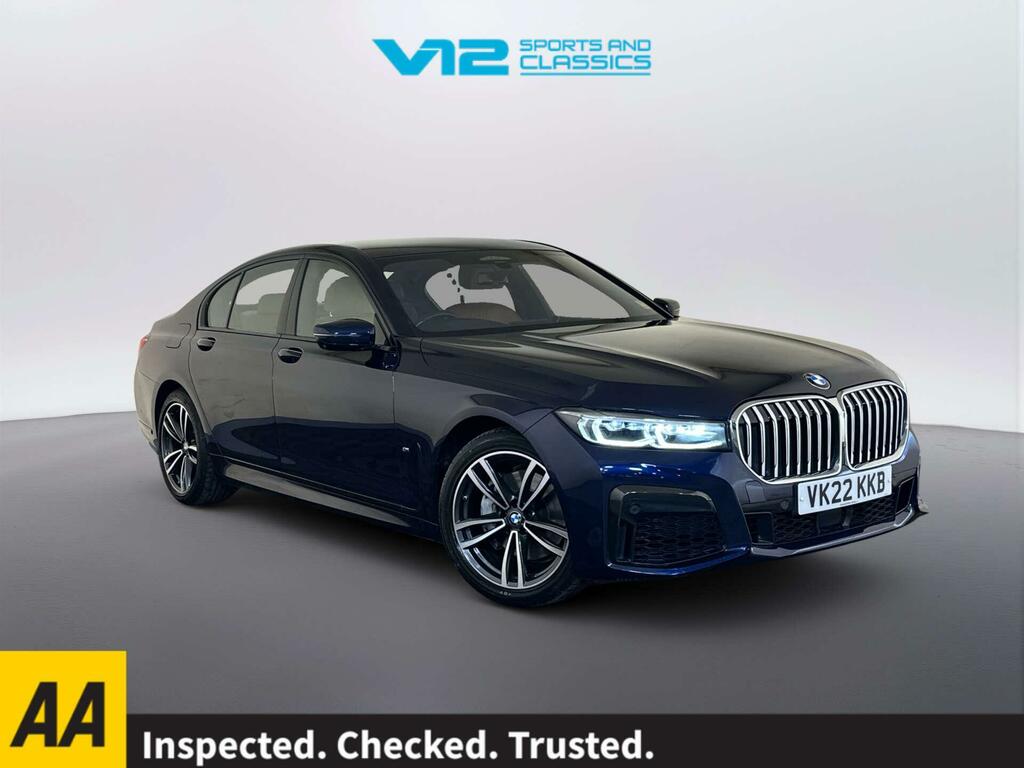 BMW 7 Series 3.0 740I M Sport Saloon Euro 6 S Blue
