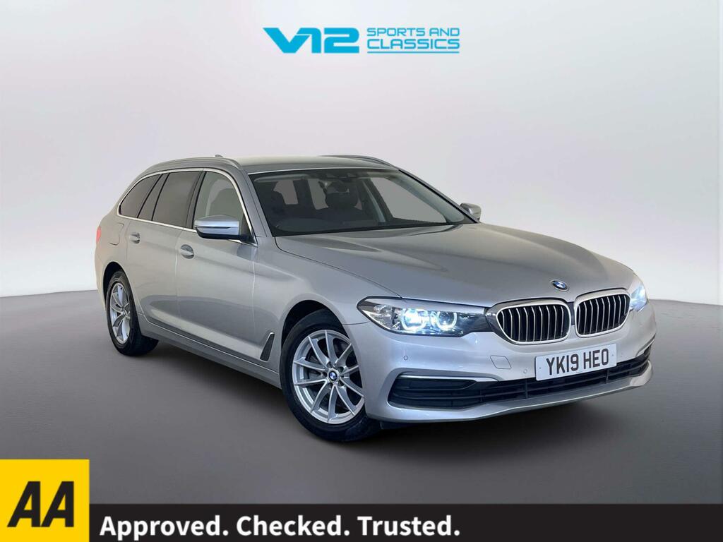 BMW 5 Series 2.0 520D Se Touring Euro 6 Ss Silver