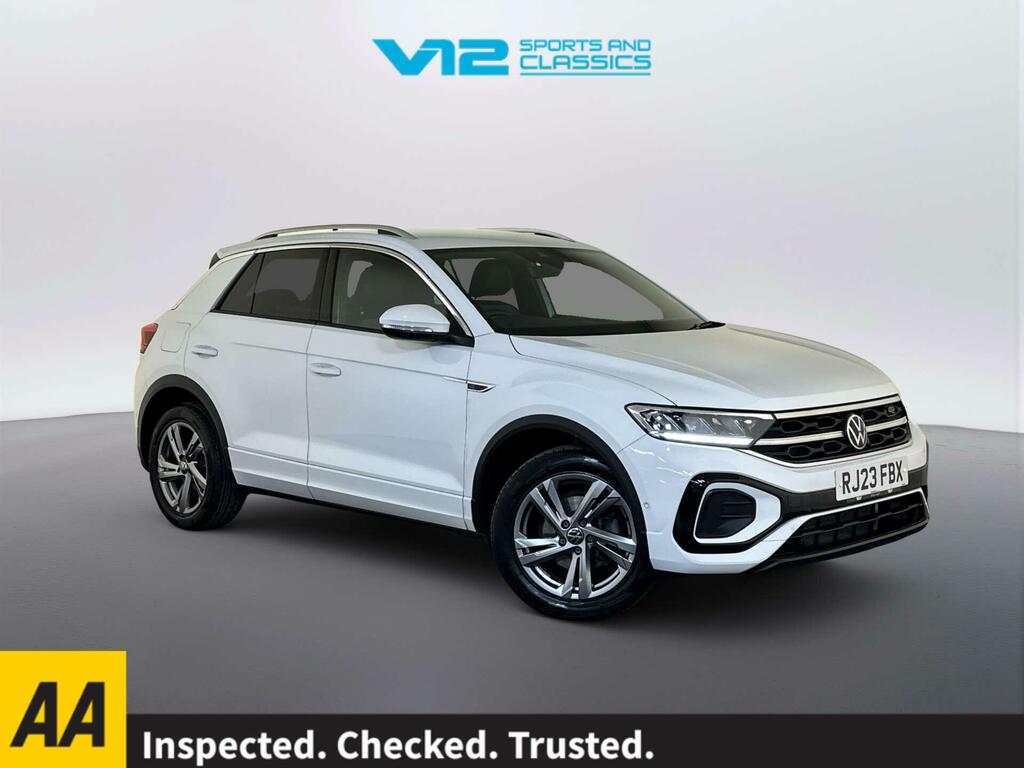 Volkswagen T-Roc 1.5 Tsi R-line Suv Dsg Euro 6 Ss 15 White