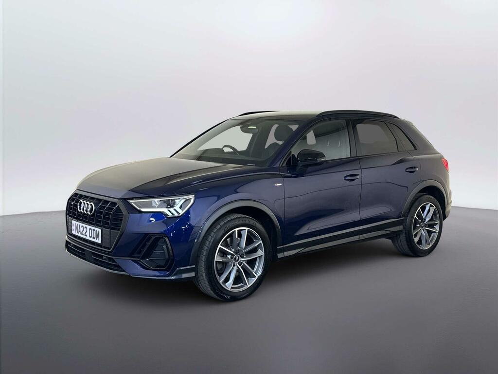 Audi Q3 2.0 Tdi 40 Black Edition Suv S Tronic Q NA22ODM Blue #4