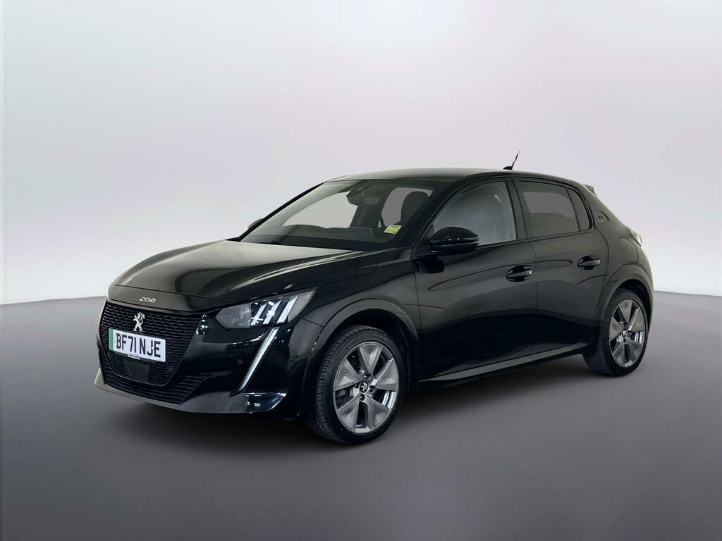 Peugeot e-208 50Kwh Gt Hatchback 136 Ps BF71NJE Black #4