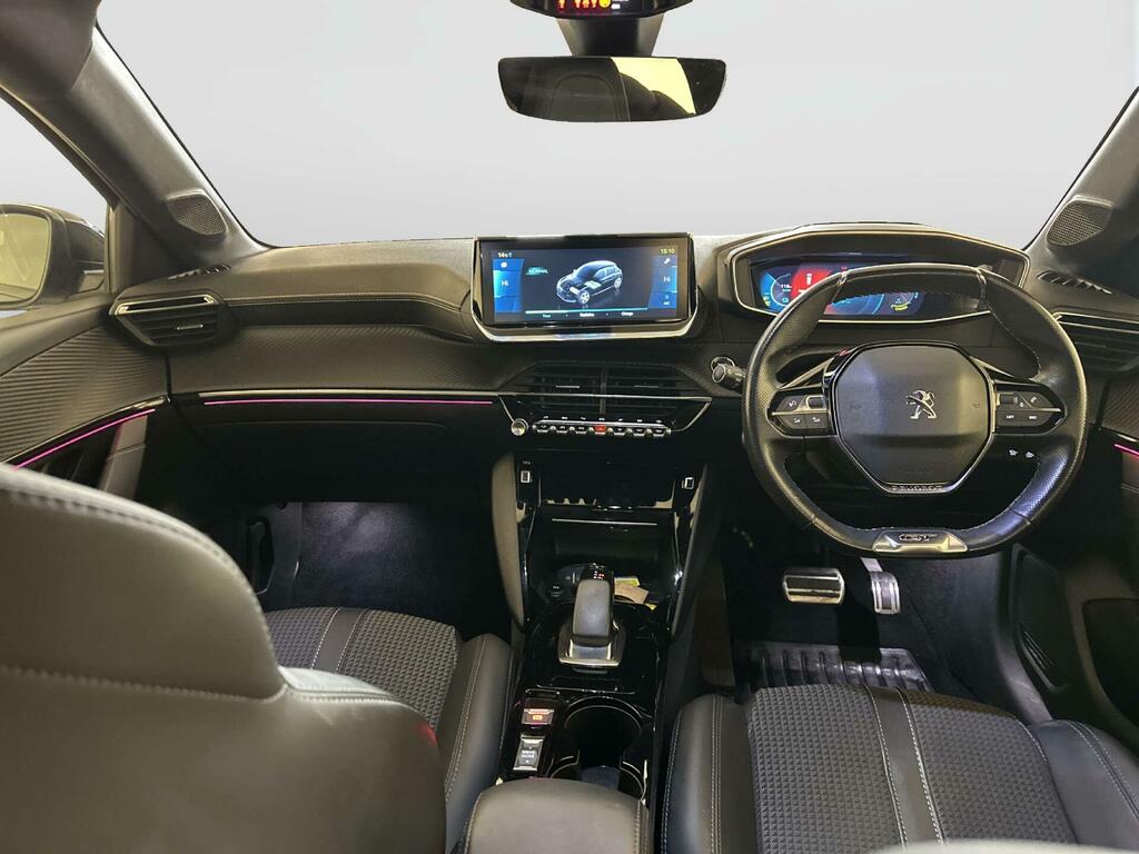 Peugeot e-208 50Kwh Gt Hatchback 136 Ps BF71NJE Black #2