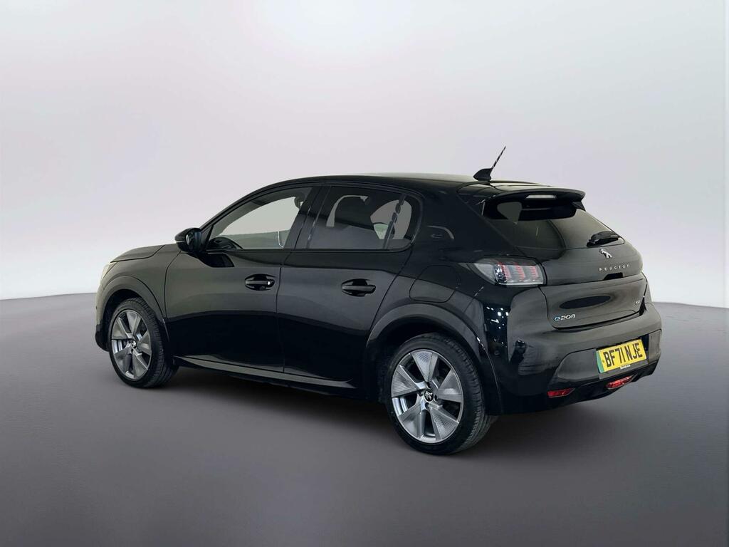 Peugeot e-208 50Kwh Gt Hatchback 136 Ps BF71NJE Black #6
