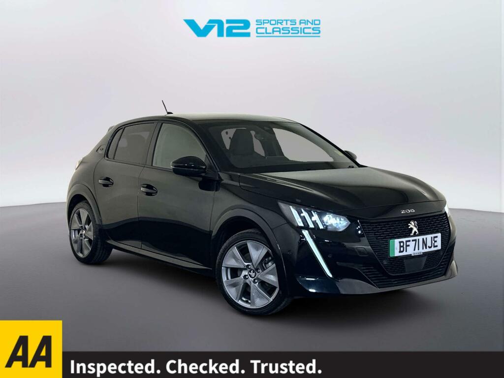 Peugeot e-208 50Kwh Gt Hatchback 136 Ps Black
