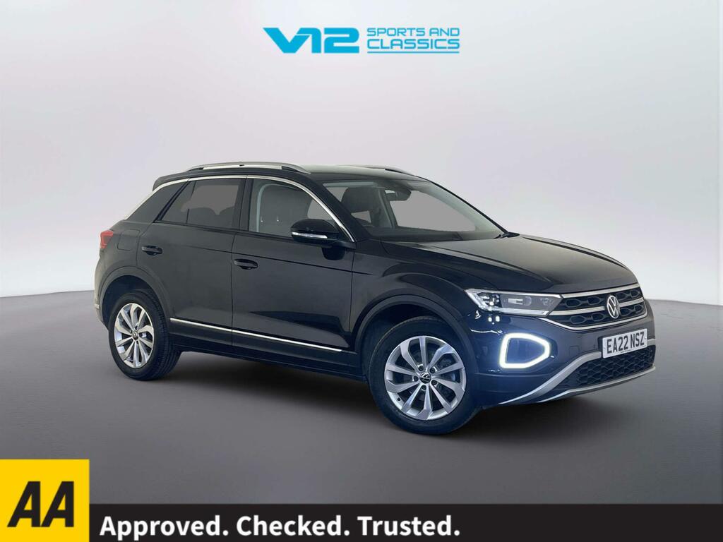 Volkswagen T-Roc 1.5 Tsi Style Suv Euro 6 Ss Black