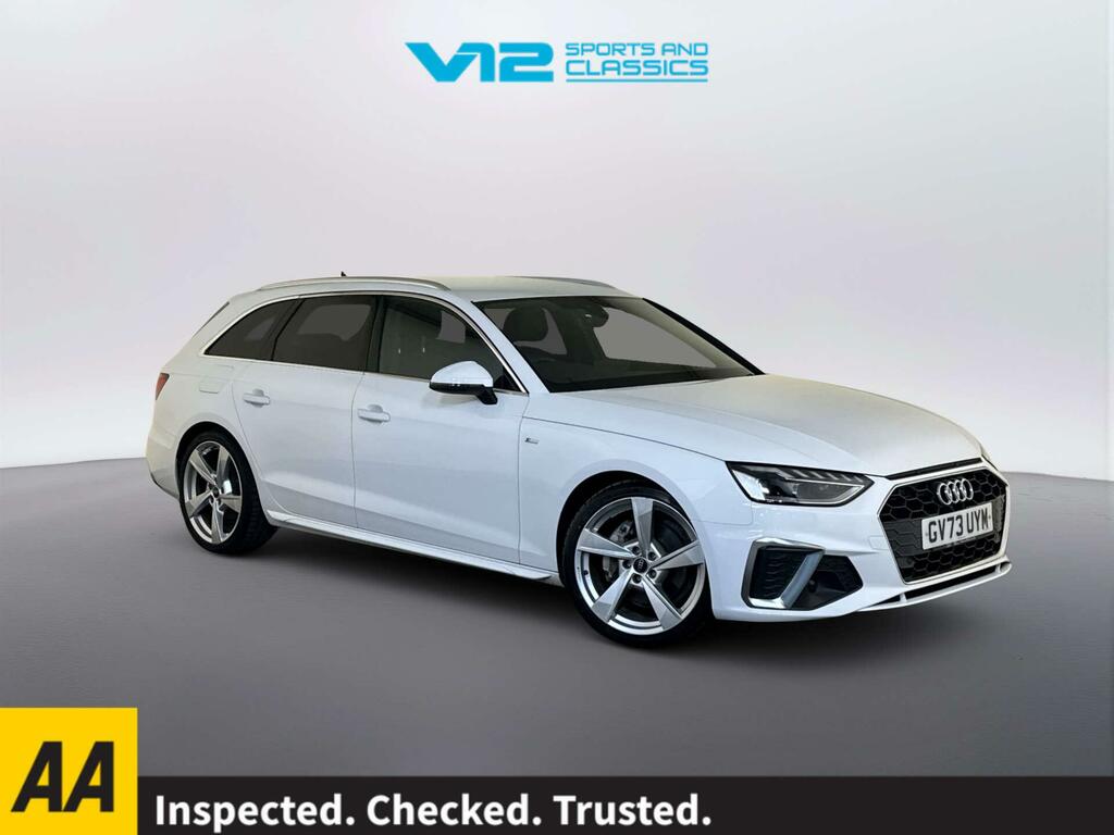 Audi A4 Avant 2.0 Tfsi 40 S Line Estate S Tronic Euro White