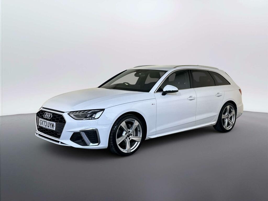 Audi A4 Avant 2.0 Tfsi 40 S Line Estate S Tronic Euro GV73UYM White #4