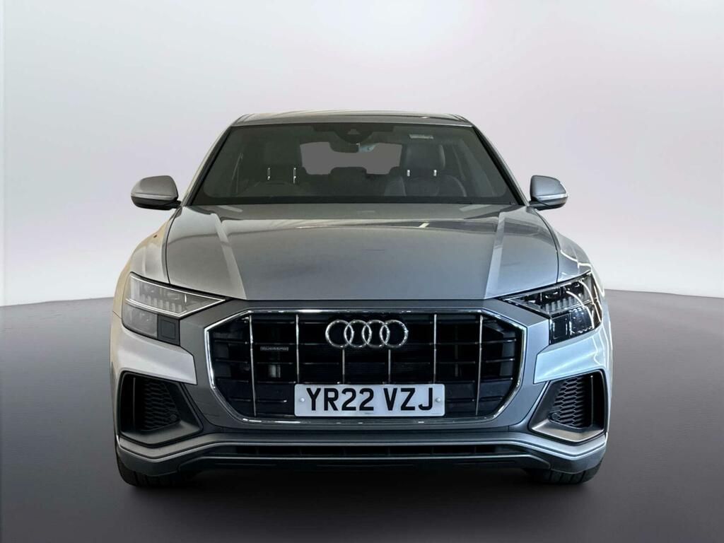 Audi Q8 3.0 Tfsi V6 55 S Line Suv Tiptronic Qua YR22VZJ Silver #3