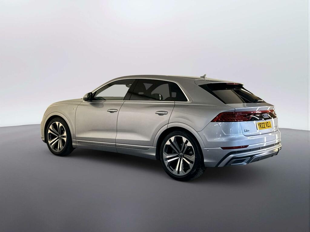 Audi Q8 3.0 Tfsi V6 55 S Line Suv Tiptronic Qua YR22VZJ Silver #6