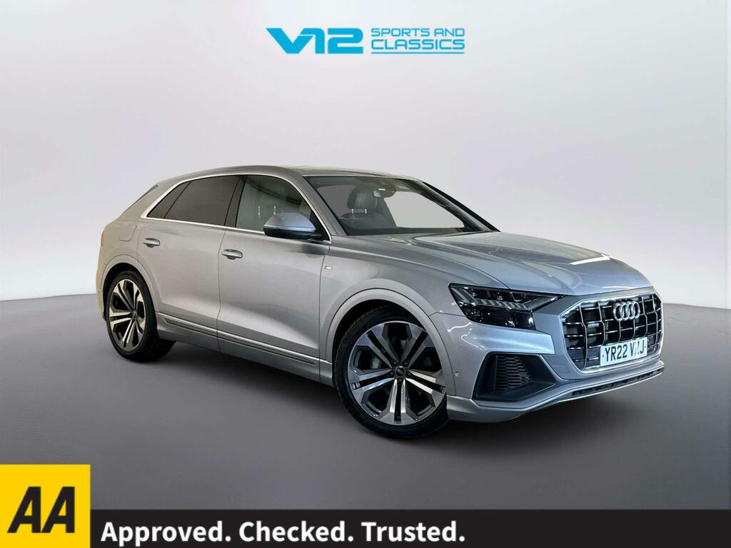 Audi Q8 3.0 Tfsi V6 55 S Line Suv Tiptronic Qua Silver